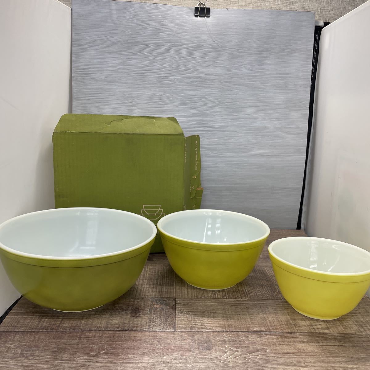 ミキシングボウル オールドパイレックス Pyrex ミキシングボウルの