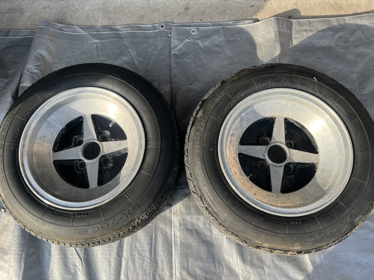 旧車　希少　レア　WORK ワークエクイップ 14インチ　7.5J OFF-8 