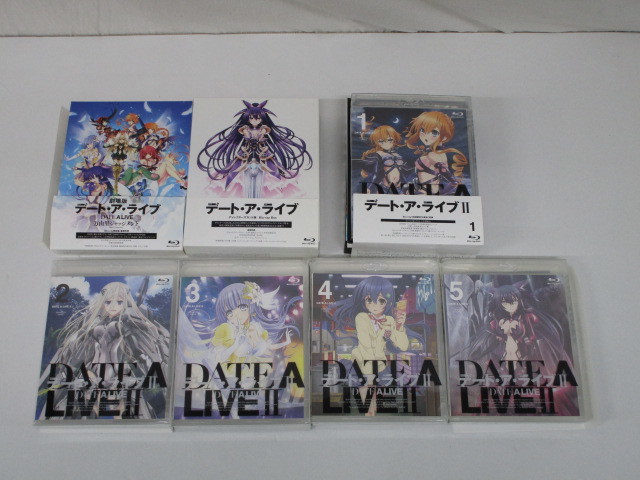 D1011-9Y/ Blu-ray デート・ア・ライブ まとめ 劇場版 万由里ジャッジメント+ ディレクターズカット版+デート・ア・ライブ II (全5巻) 