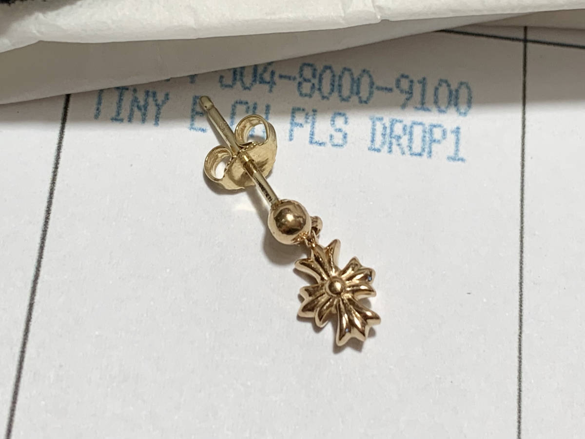 クロムハーツ CHROME HEARTS 22k TINY E CH PLS DROP1 タイニー E CH 