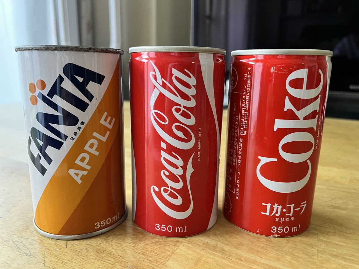 空き缶 昭和レトロ ファンタ アップル 希少 FANTA 当時物 250ml レア