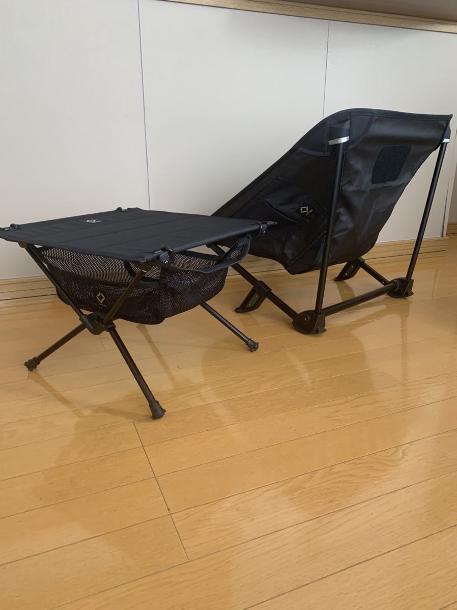 【2点セット】Helinox ヘリノックス インクラインチェア　タクティカルテーブルＳ