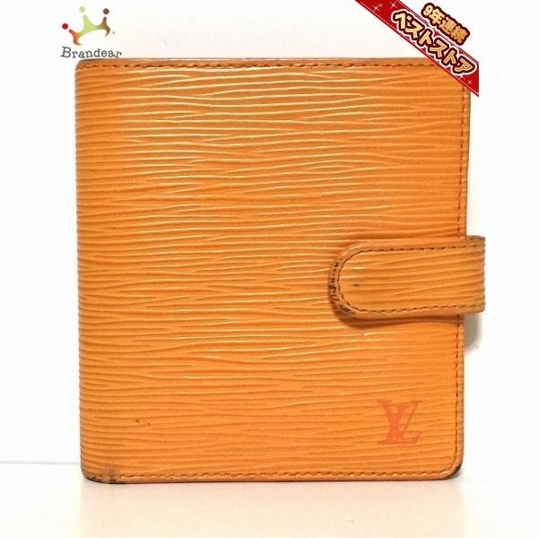 ルイヴィトン ポルトビエ マンダリン コンパクトエピ 財布 LOUIS VUITTON（ルイ・ヴィトン） エピ ポルトビエコンパクト M63552