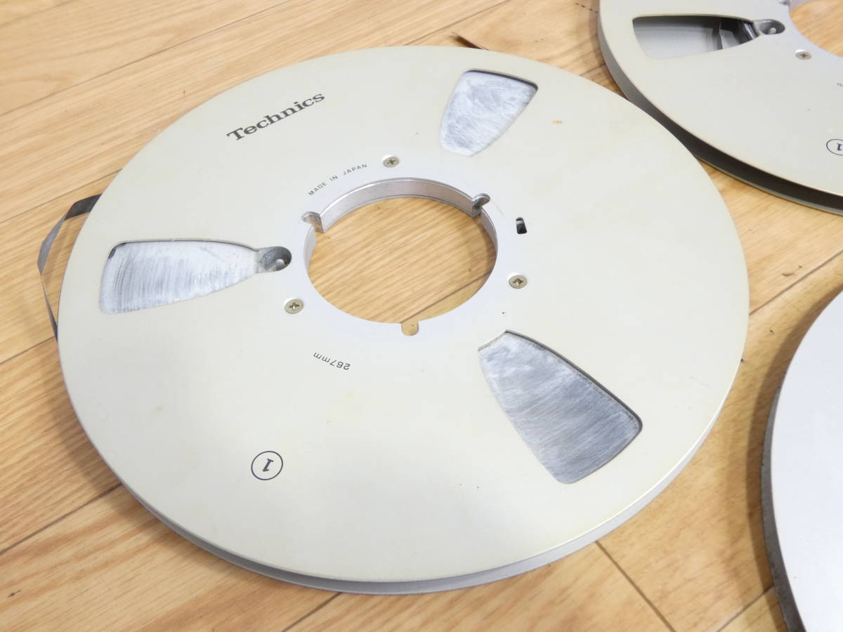 Technics テクニクス 10号 メタルリール オープンリールテープ