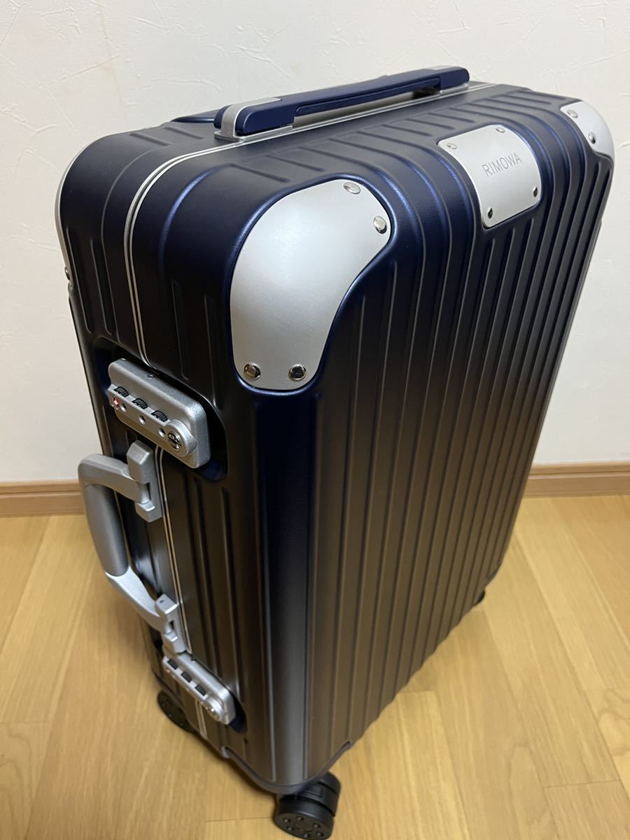 未使用　リモワ RIMOWA ハイブリッド キャビンS ① 32L マットブルー HYBRID Cabin S スーツケース 883.52.61.4 リモワ ハイブリッド RIMOWA ☆RIMOWA Hybrid リサイクル