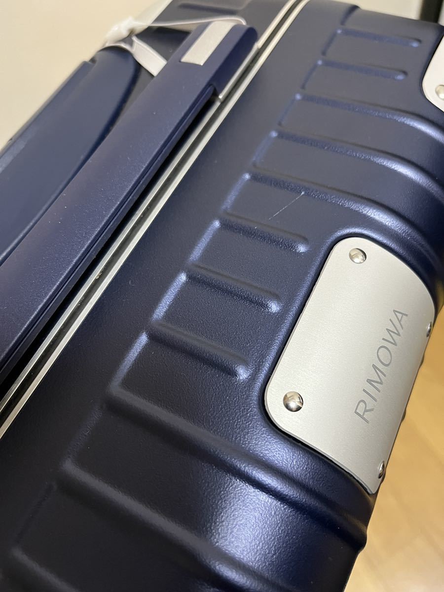未使用　リモワ RIMOWA ハイブリッド キャビンS ① 32L マットブルー HYBRID Cabin S スーツケース 883.52.61.4 リモワ ハイブリッド RIMOWA ☆RIMOWA Hybrid リサイクル