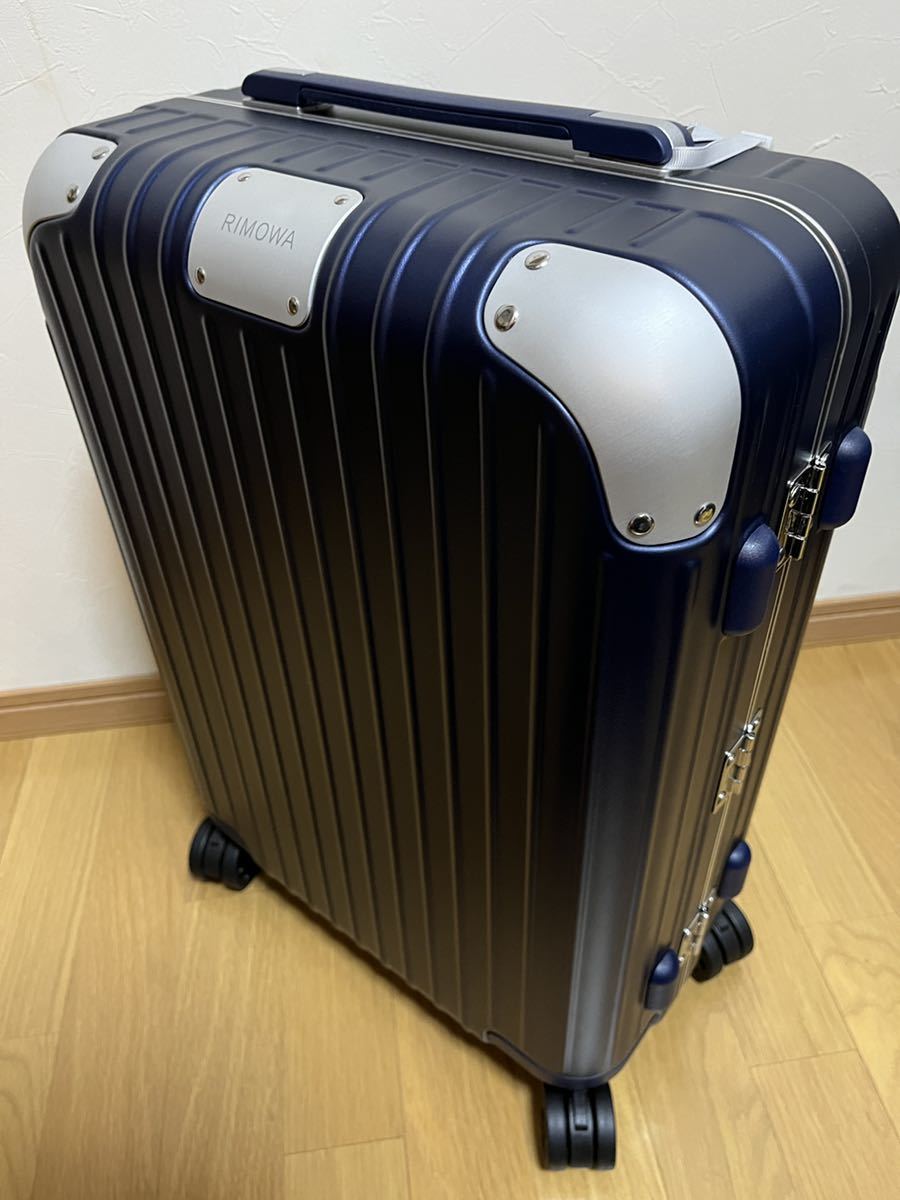 未使用　リモワ RIMOWA ハイブリッド キャビンS ① 32L マットブルー HYBRID Cabin S スーツケース 883.52.61.4 リモワ ハイブリッド RIMOWA ☆RIMOWA Hybrid リサイクル