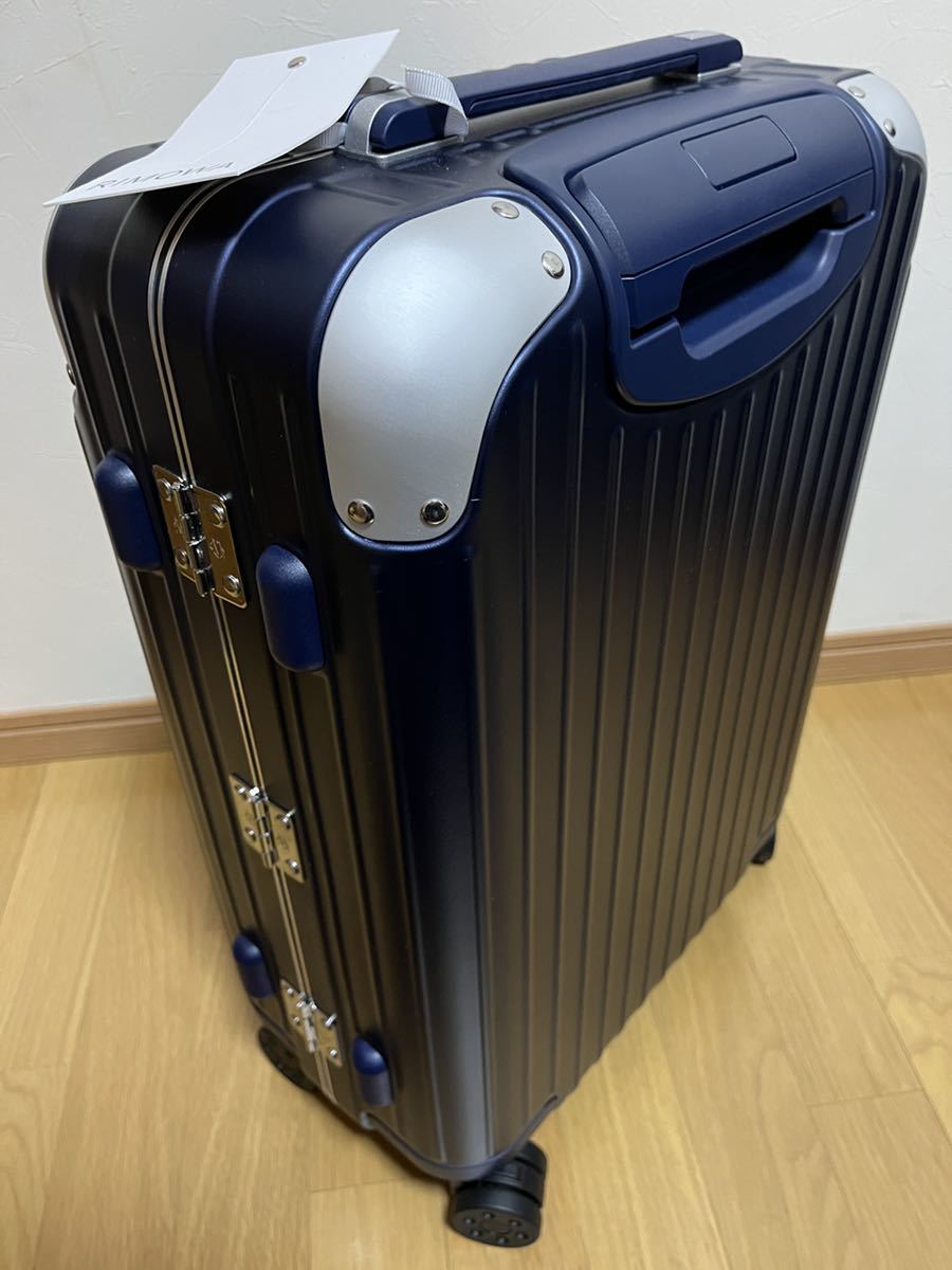 未使用　リモワ RIMOWA ハイブリッド キャビンS ① 32L マットブルー HYBRID Cabin S スーツケース 883.52.61.4 リモワ ハイブリッド RIMOWA ☆RIMOWA Hybrid リサイクル