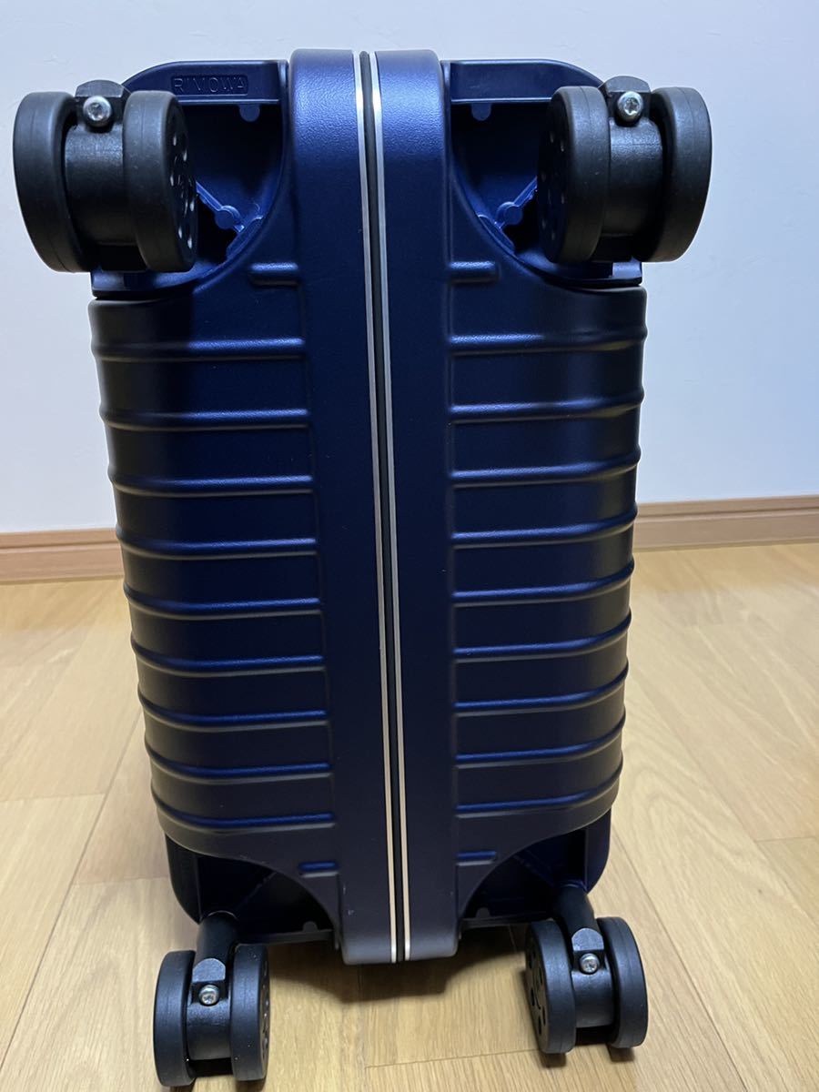 未使用　リモワ RIMOWA ハイブリッド キャビンS ① 32L マットブルー HYBRID Cabin S スーツケース 883.52.61.4 リモワ ハイブリッド RIMOWA ☆RIMOWA Hybrid リサイクル