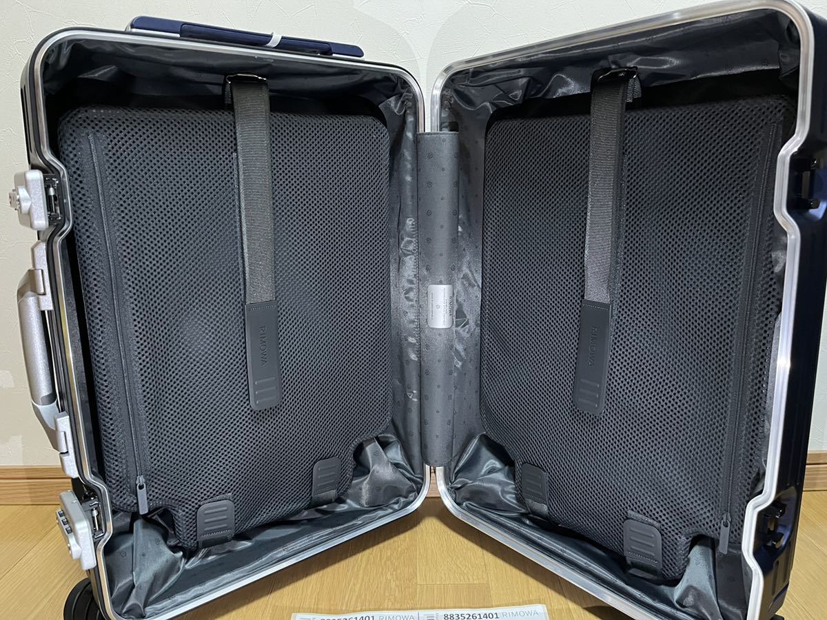 未使用　リモワ RIMOWA ハイブリッド キャビンS ① 32L マットブルー HYBRID Cabin S スーツケース 883.52.61.4 リモワ ハイブリッド RIMOWA ☆RIMOWA Hybrid リサイクル