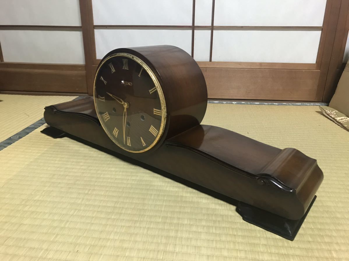 セイコー 置時計 TCHー351 SEIKO 置時計⁄WESTMINSTER CHIME⁄ゼンマイ式⁄7石