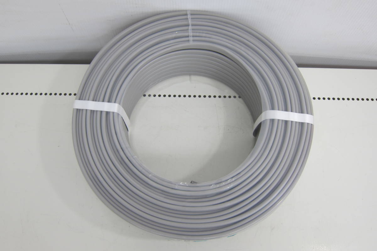 未使用 矢崎電線 YAZAKI ケーブル VVF(PbF）灰 3×1.6mm 100m巻 製造