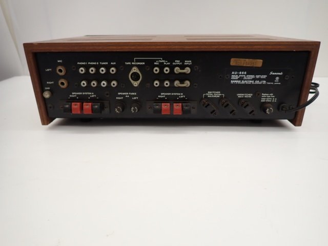 SANSUI サンスイ/山水 プリメインアンプ AU-666 ∽ 67F29-2 ☆動作品