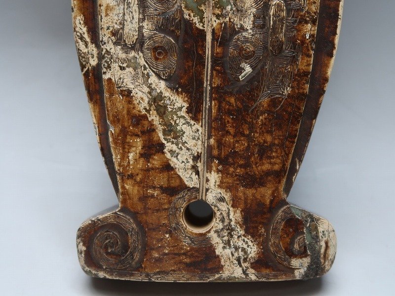 集】092809古代玉石彫刻 魚形置物 石中玉 古作 掘出品 22092715 中国 