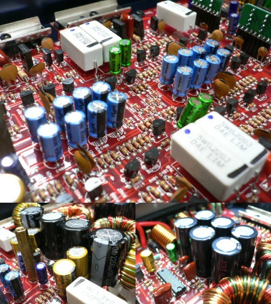 ケンウッド KAC-PS200 2ch & パナソニック CY-M9054D 4ch パワーアンプ