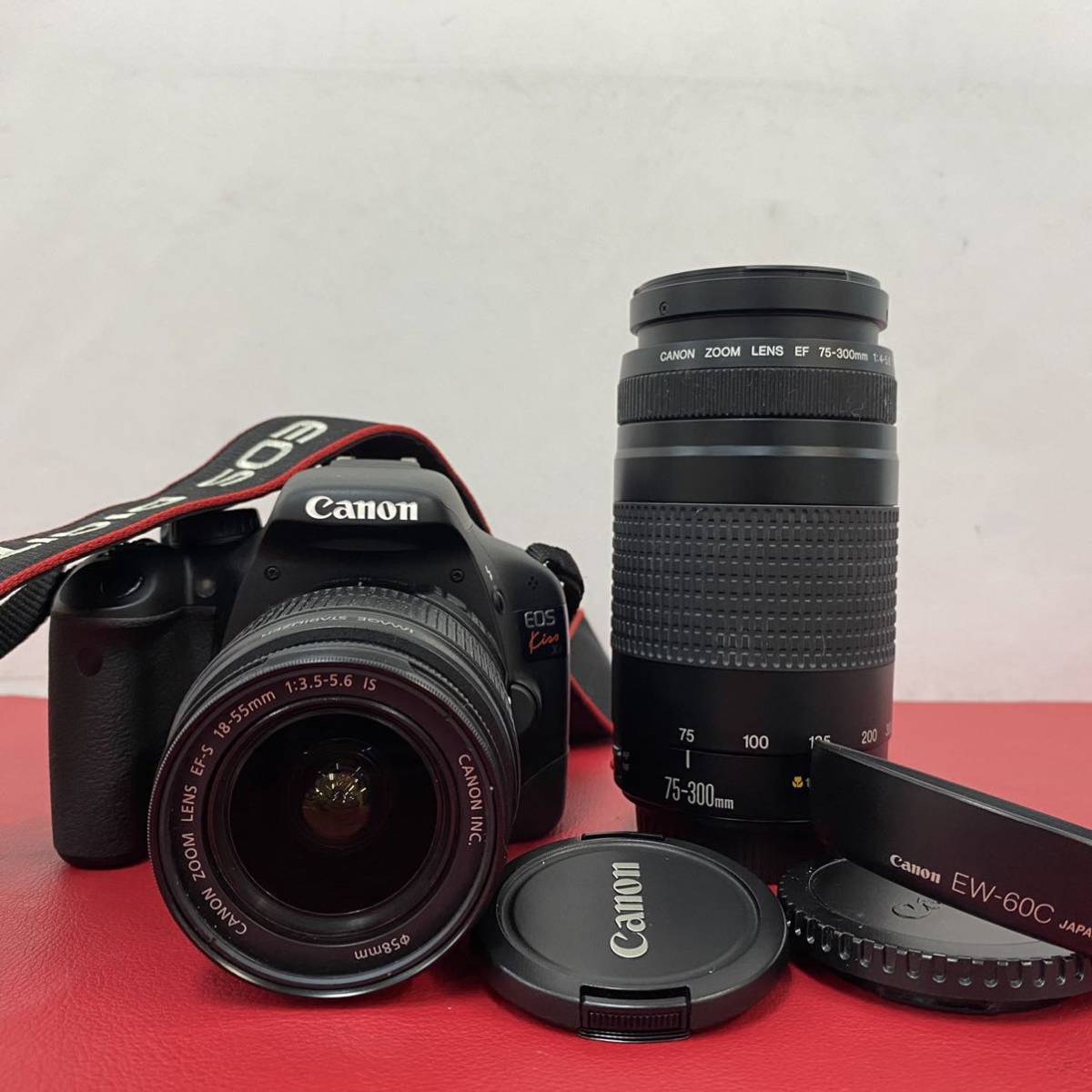 EOS Canon Kiss X4 Camera Lens Zoom Digital Kit Used | : Double 