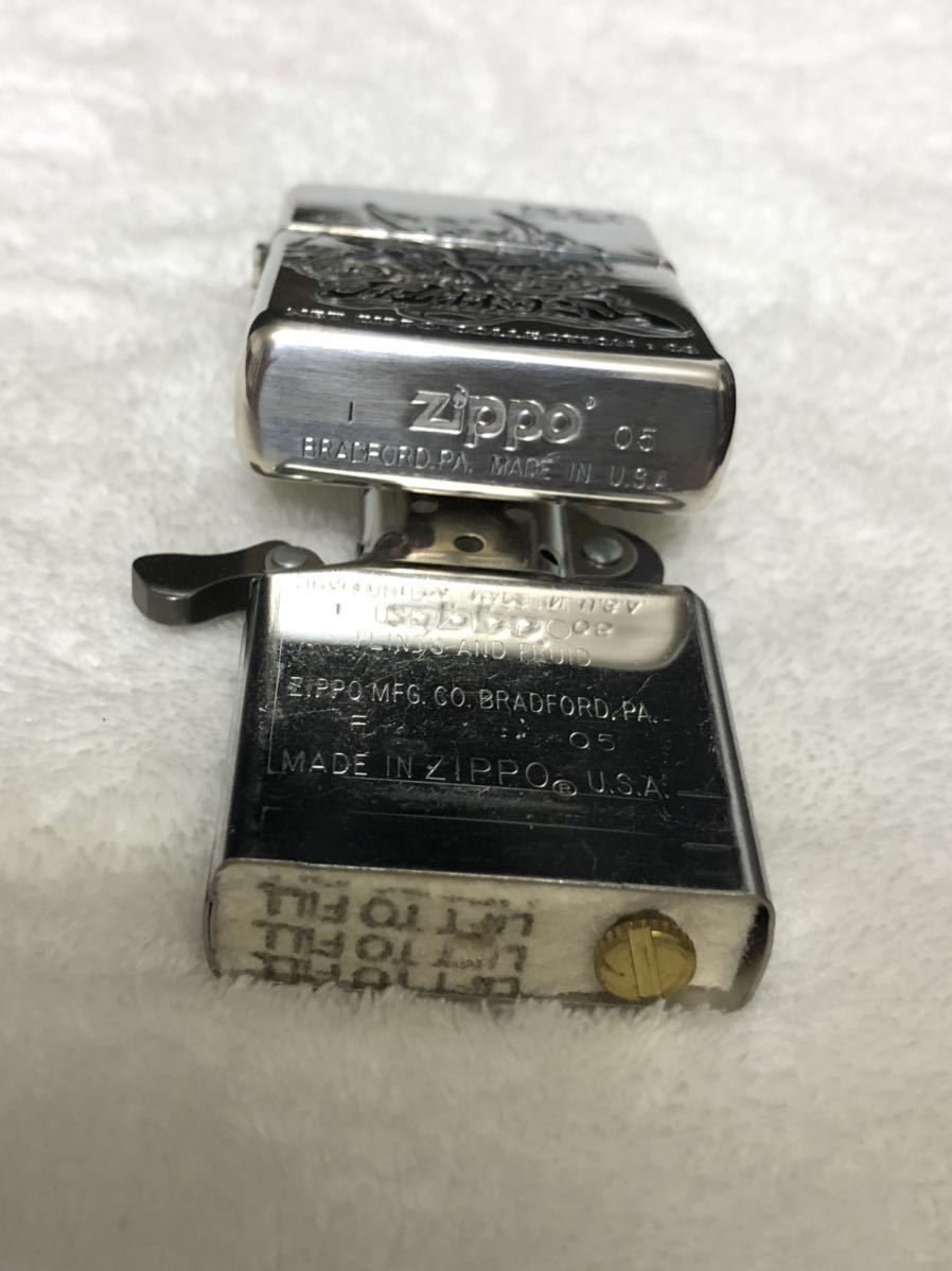 ZIPPO ジッポー 2005年製 真モグモグ風林火山 パチスロ オイルライター