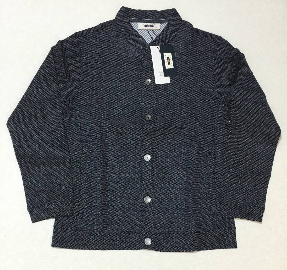 JOSEPH ABBOUD　麻混シャツジャンパー　M　オンワード　定価26.400円