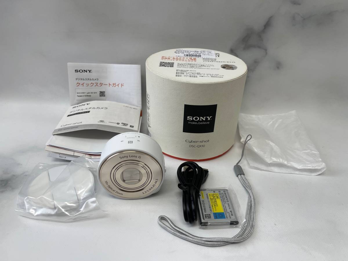 SONYのデジタルカメラ（充電器＆バッテリー付き） 極美品】SONY Cyber-shot DSC-QX10 ソニー サイバーショット レンズ