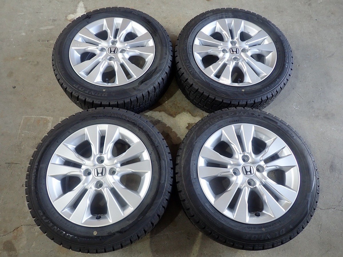 QR1565【送料無料185/60R15】ホンダ純正 中古スタッドレスセット イン 