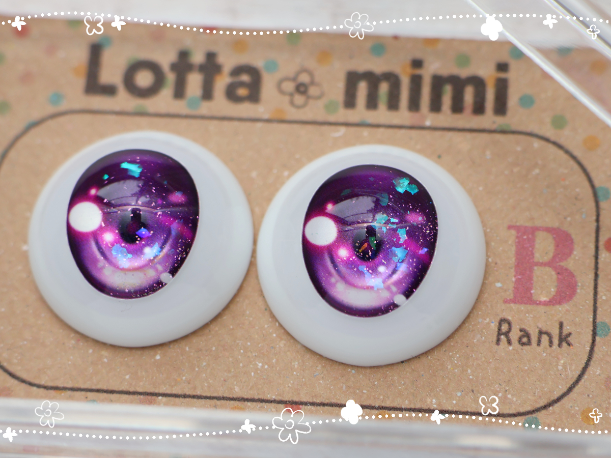  ラメ ピオニーパープル B品 レジンアイ 22mm相当 Lotta mimi(パーツ)｜売買されたオークション情報、yahooの商品情報をアーカイブ公開 - オークファン パーツ