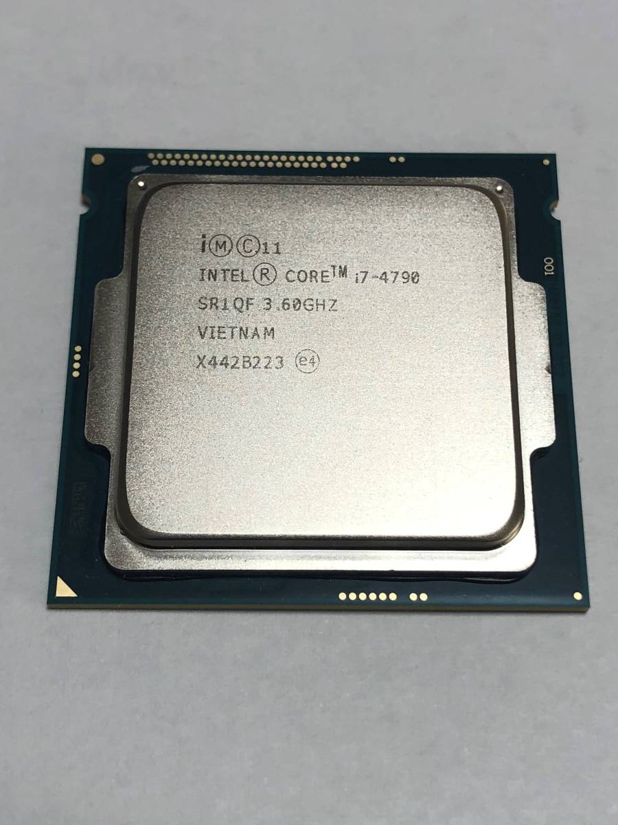 (4) 中古 CPU Intel core i7-4790 3.60(4.00)GHz LGA-1150