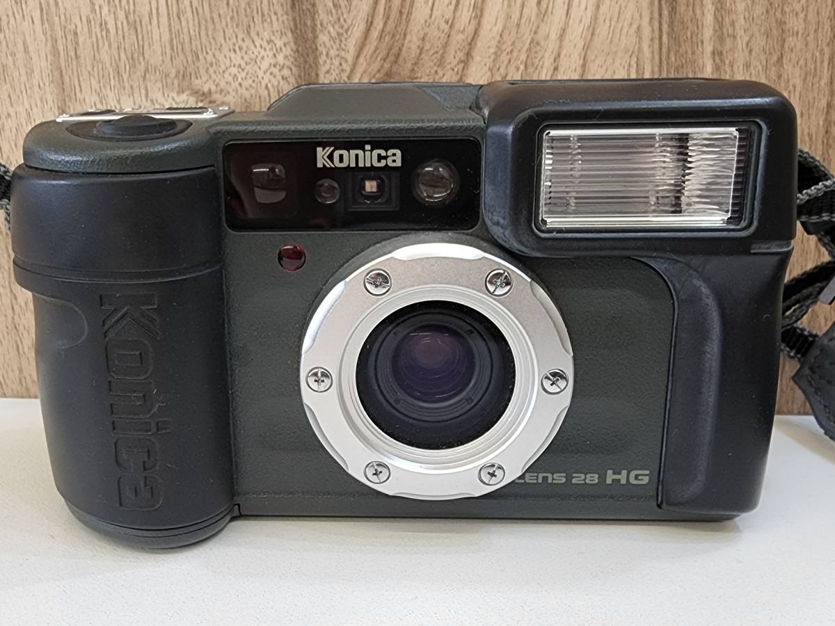 正規品，HOT Konica コニカ 現場監督 Lens 28 HG コンパクトカメラ フィルムカメラ 動作未確認/現状品(コンパクトカメラ)｜売買されたオークション情報、yahooの商品情報をアーカイブ公開 - オークファン コンパクトカメラ