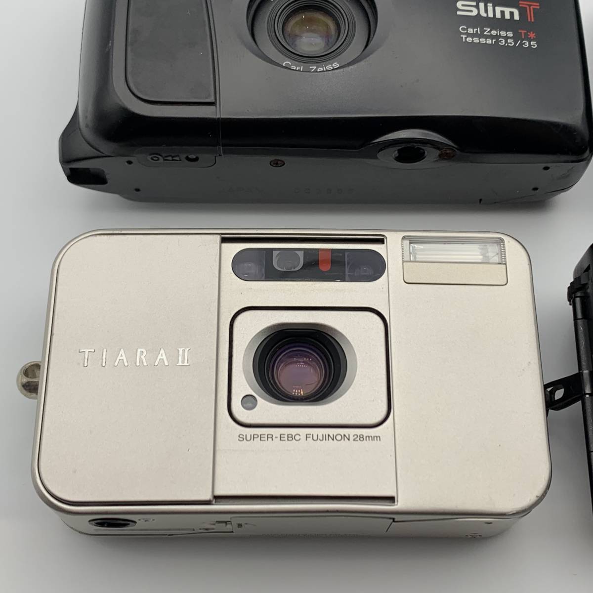 T Slim Yashica Kyocera T4 - 35mm Camera Point Shoot Black Analog 