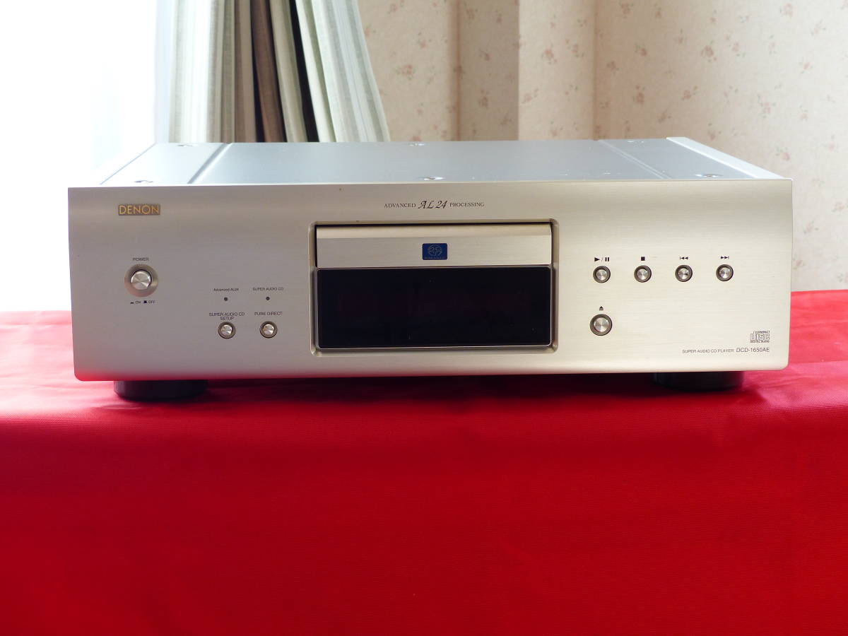 デノン DENON SACDプレーヤー DCD-1650SE 中古 美品！！ 電源ケーブル 