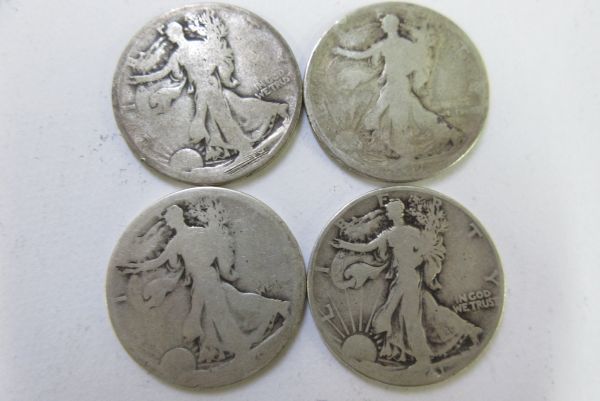 ③☆アメリカ 銀貨☆ウォーキングリバティ ハーフダラー HALFDOLLAR