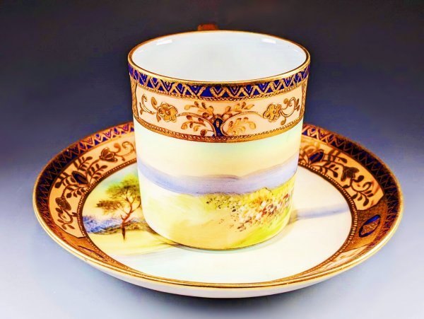 オールドノリタケ オールドノリタケ銘品!! オールドノリタケ・金彩藍帯