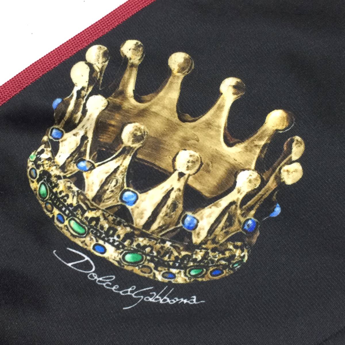 DOLCE＆GABBANA/ドルチェ＆ガッバーナ DG KING 王冠 シルクプリント 