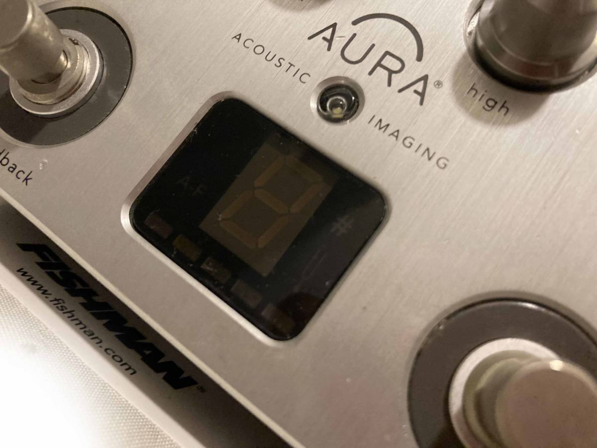 DI Spectrum Aura Fishman Preamp Pedal Acoustic com: - | Imaging YouTube FISHMAN with 公式通販 Music
