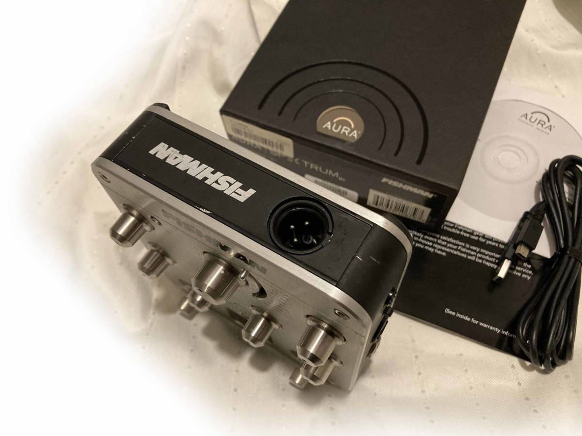 DI Spectrum Aura Fishman Preamp Pedal Acoustic com: - | Imaging YouTube FISHMAN with 公式通販 Music