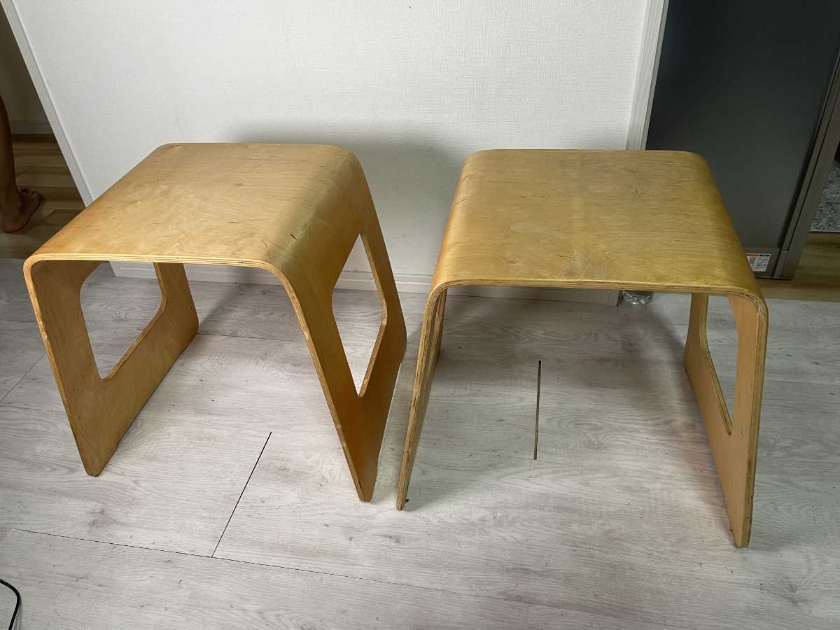 新品 Ikea木製椅子 青色 イケア 廃盤商品 ブルー