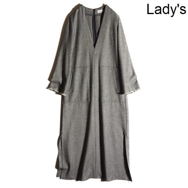  B9255P IENA イエナ 22AW ウォッシャブルTweedデザインワンピース グレー ヘリンボーン 36 ツイード ウール ロングドレス 秋冬 rb mks(その他)｜売買されたオークション情報、yahooの商品情報をアーカ その他