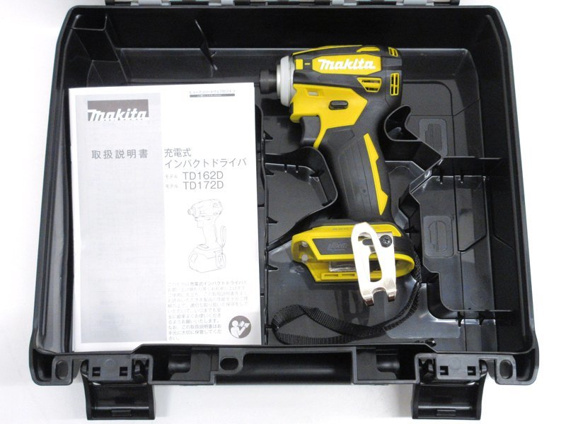 高品質，定番 限定特価 makita マキタ 18V 充電式インパクトドライバ TD172D イエロー 本体+ケースセット /D20179900016416D/(本体)｜売買されたオークション情報、yahooの商品情報をアーカイブ公開 - オークファン インパクトドライバ