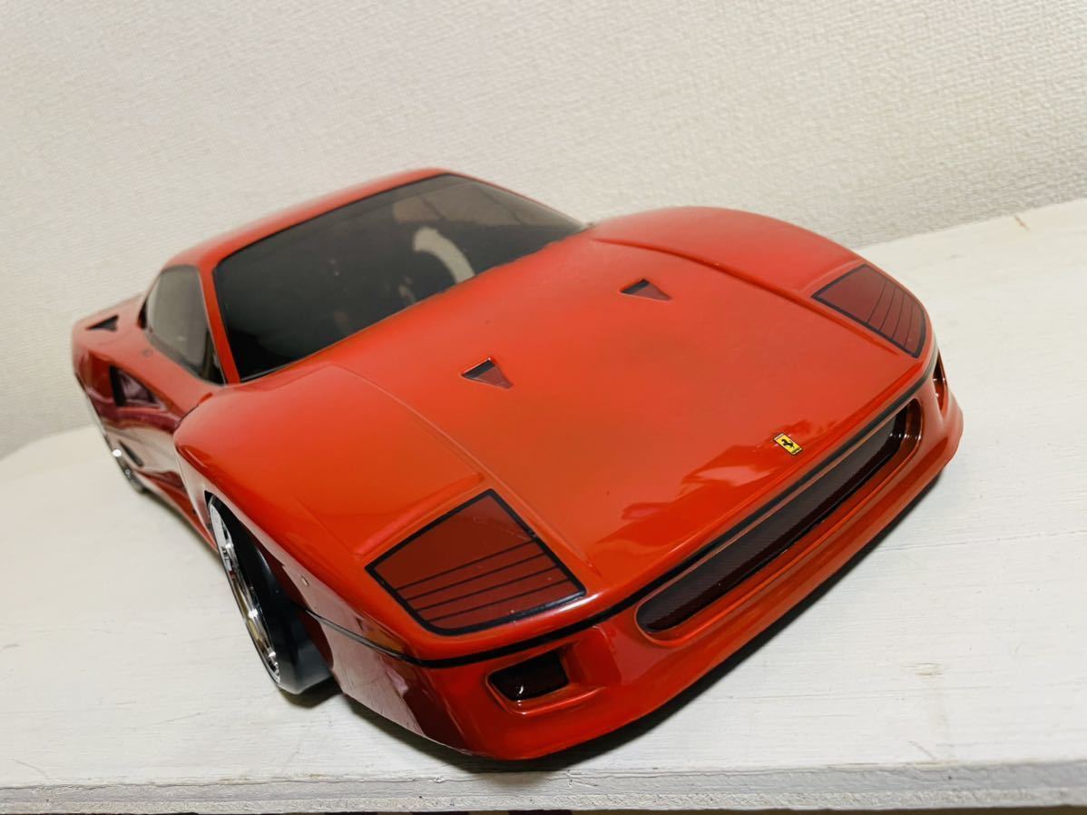 ボディのみ 1/10 タミヤ フェラーリ F40 赤 中古品 (検索 ヨコモ