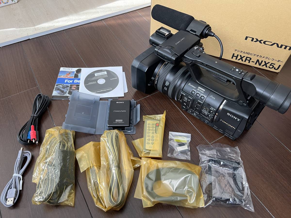 SONY フラッシュメモリーユニット[HXR-FMU128] HXR-NX5J用 【公式通販】