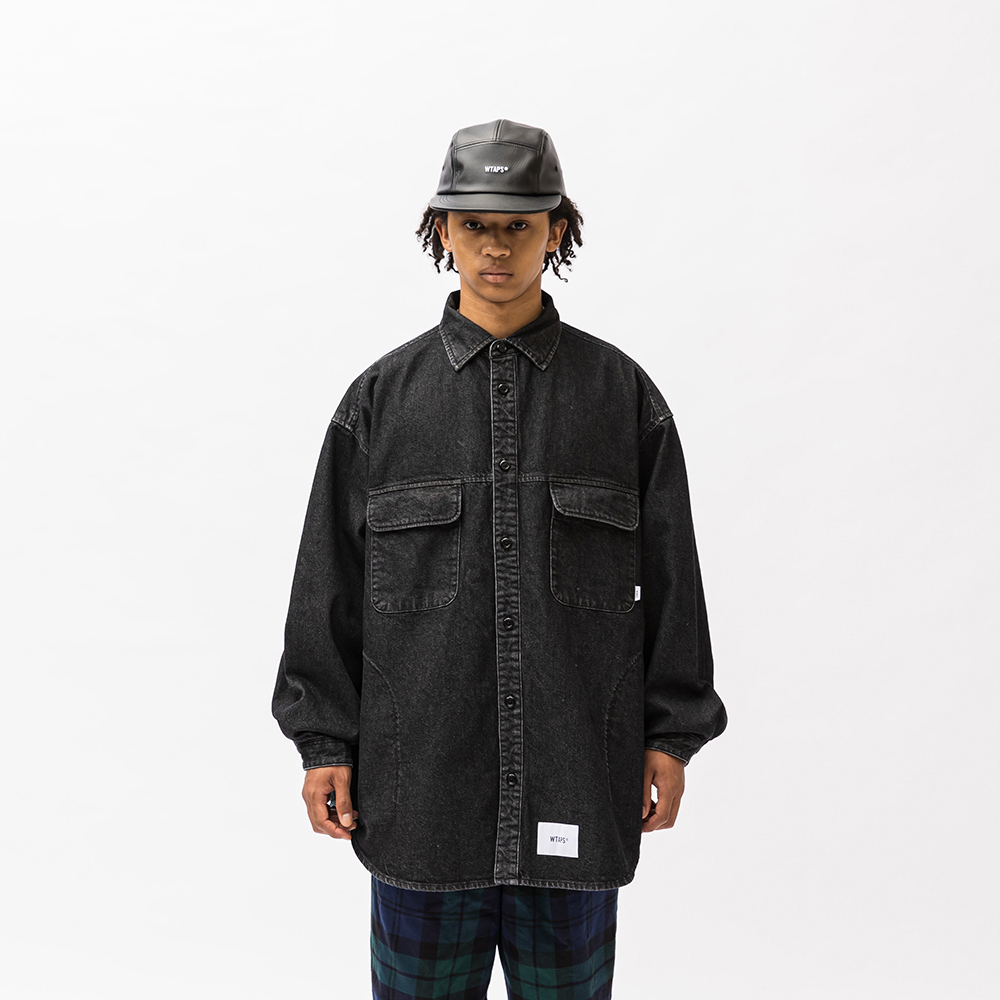 新品完売 WTAPS WCPO L 03 ダブルタップス デニム シャツ ジャケット 
