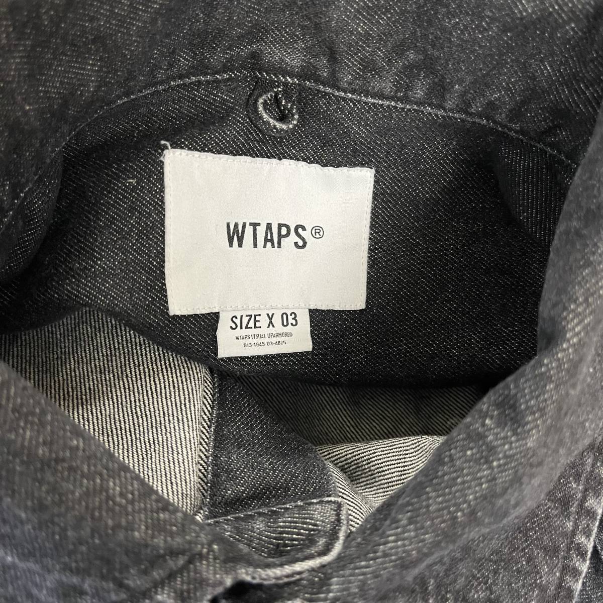 新品完売 WTAPS WCPO L 03 ダブルタップス デニム シャツ ジャケット 