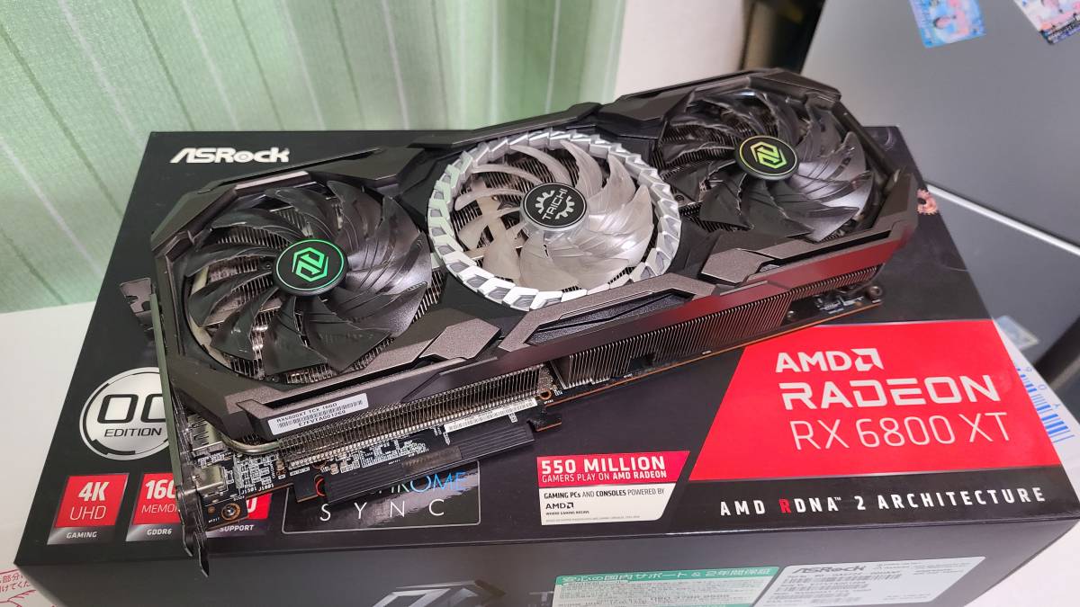 ASRock グラフィックボード RX 6800 XT Taichi X 16G OC AMD Radeon