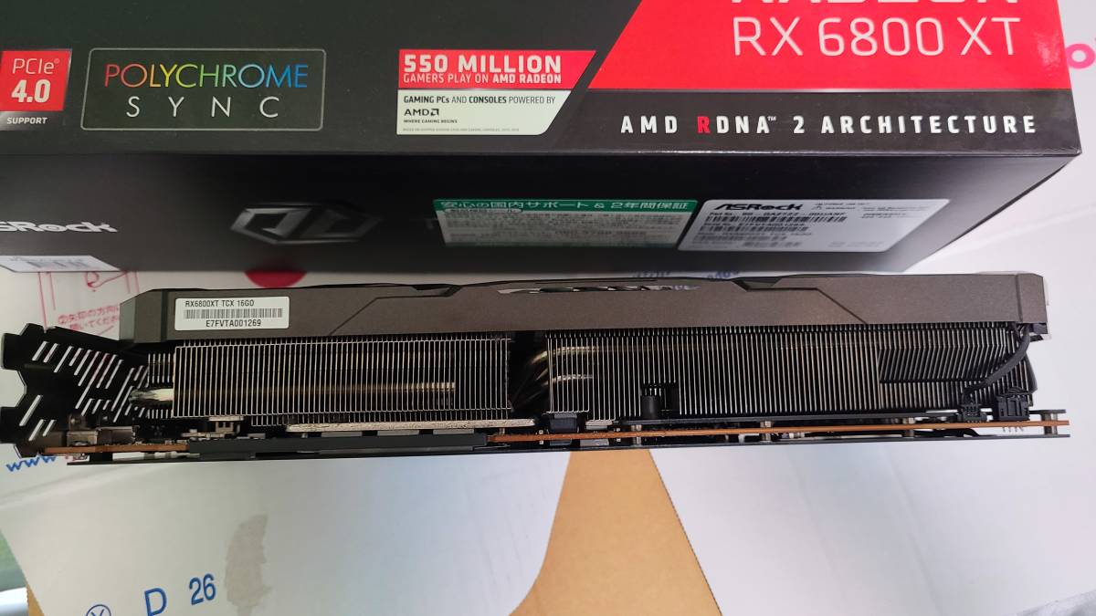 ASRock グラフィックボード RX 6800 XT Taichi X 16G OC AMD Radeon