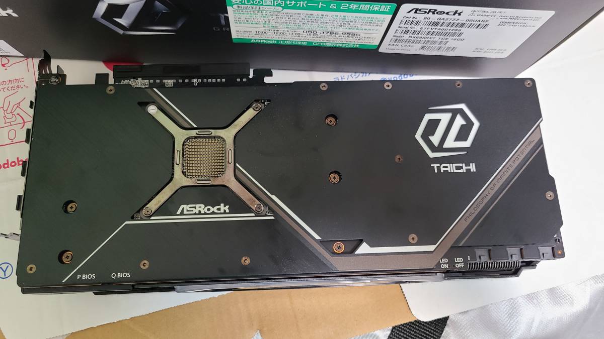 ASRock グラフィックボード RX 6800 XT Taichi X 16G OC AMD Radeon
