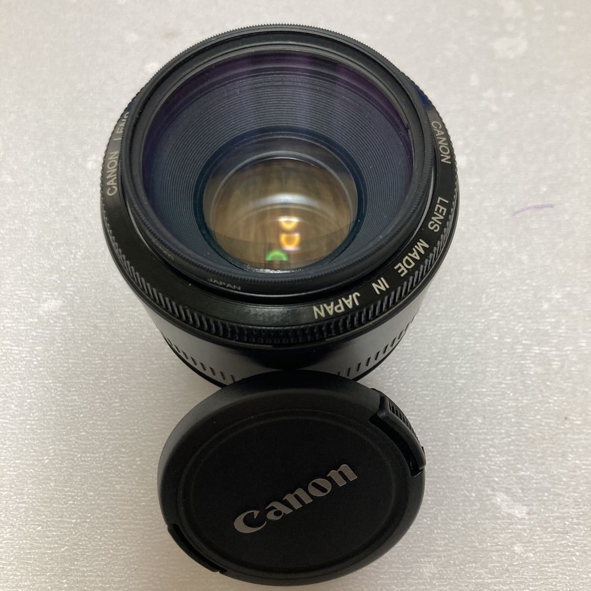 Canon キヤノン EFレンズ EF50mm F1.8 II 美品 MCプロテクター、レンズ