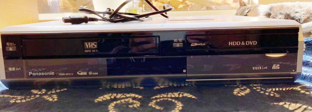 本物保証，正規品 パナソニック HDD搭載VHS一体型ハイビジョンDVDレコーダー DMR-XP21V リモコン無し(HDD内蔵)｜売買されたオークション情報、yahooの商品情報をアーカイブ公開 - オークファン HDD内蔵