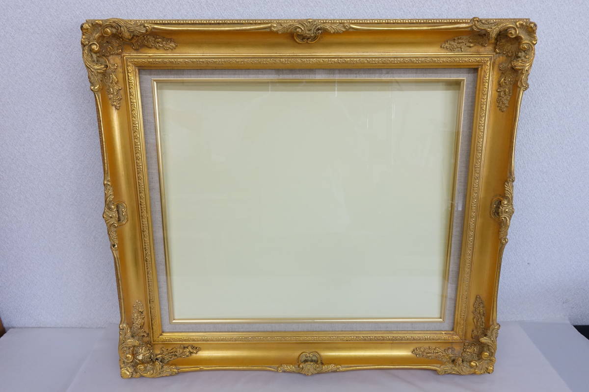 【お買い得，高品質】 5 額縁 空額 ゴールド 金彫 約63&times;70.5㎝(額縁)｜売買されたオークション情報、yahooの商品情報をアーカイブ公開 - オークファン その他