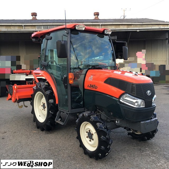 34馬力 L345D クボタ トラクター 茨城 モンロ 4WD 自動水平 パワステ