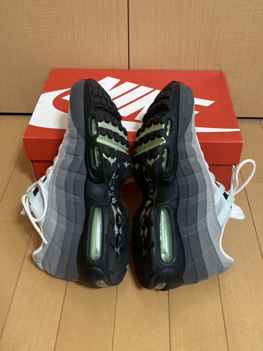 美中古27.0cm NIKE AIR MAX 95 FRESH MINT CD7495 101 フレッシュ 