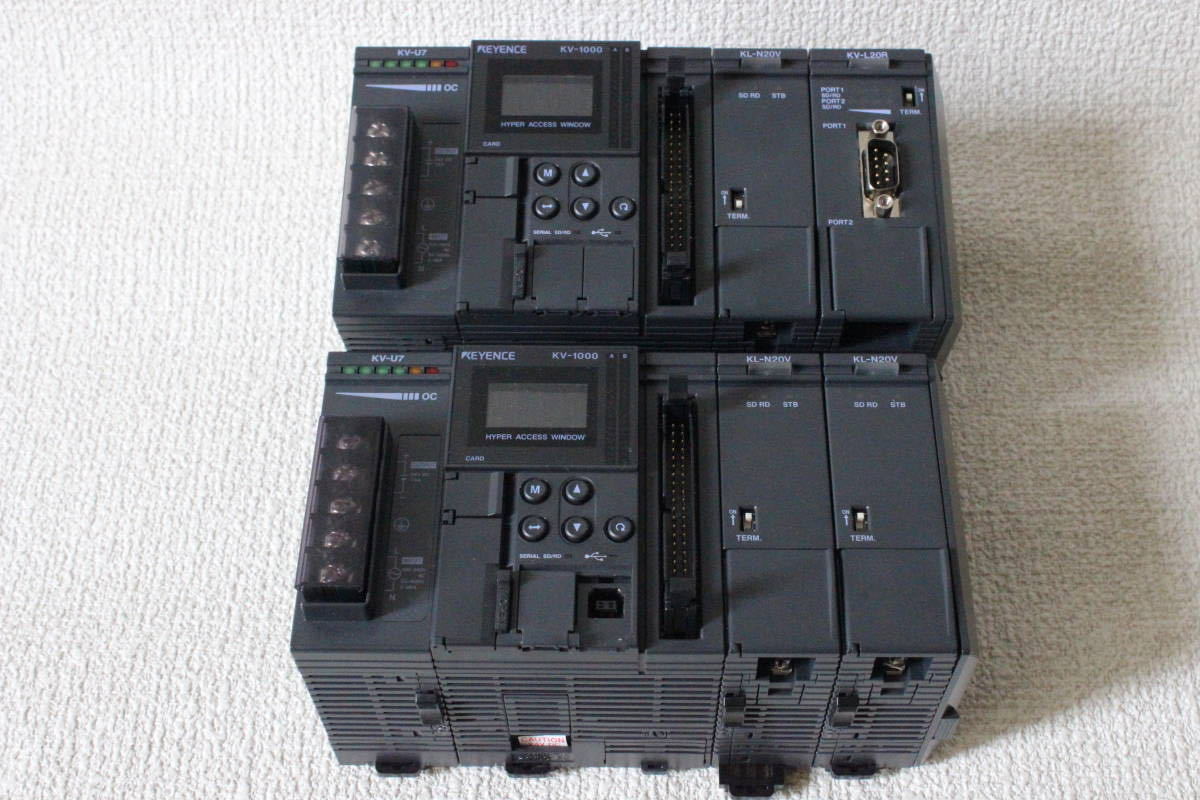 KEYENCE キーエンス PLC シーケンサ KV-1000 KV-P7 KL-N20V KV-L20R